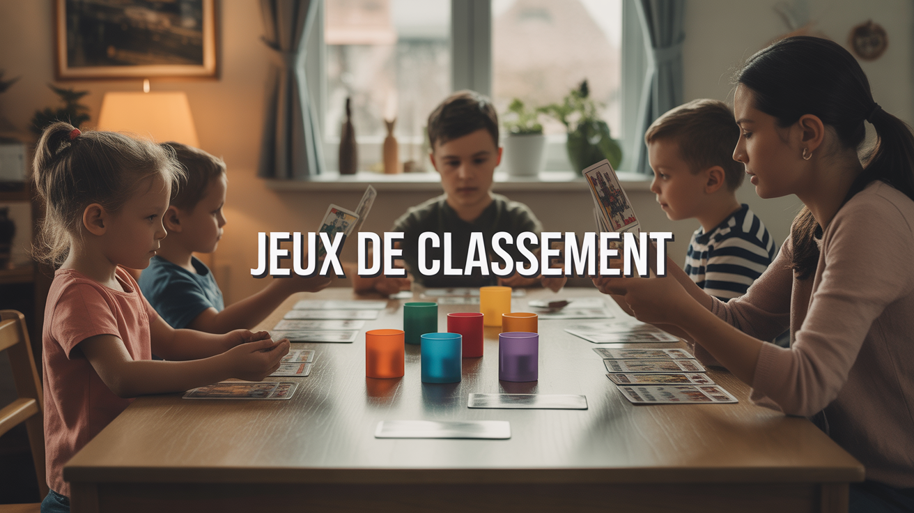 Jeux de classement table famille enfants adultes
