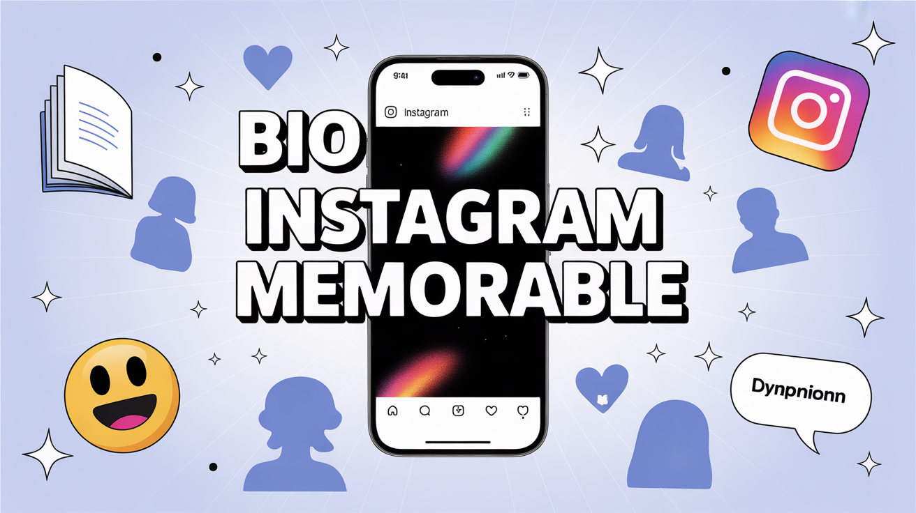Smartphone Instagram bio memorable silhouettes creativite