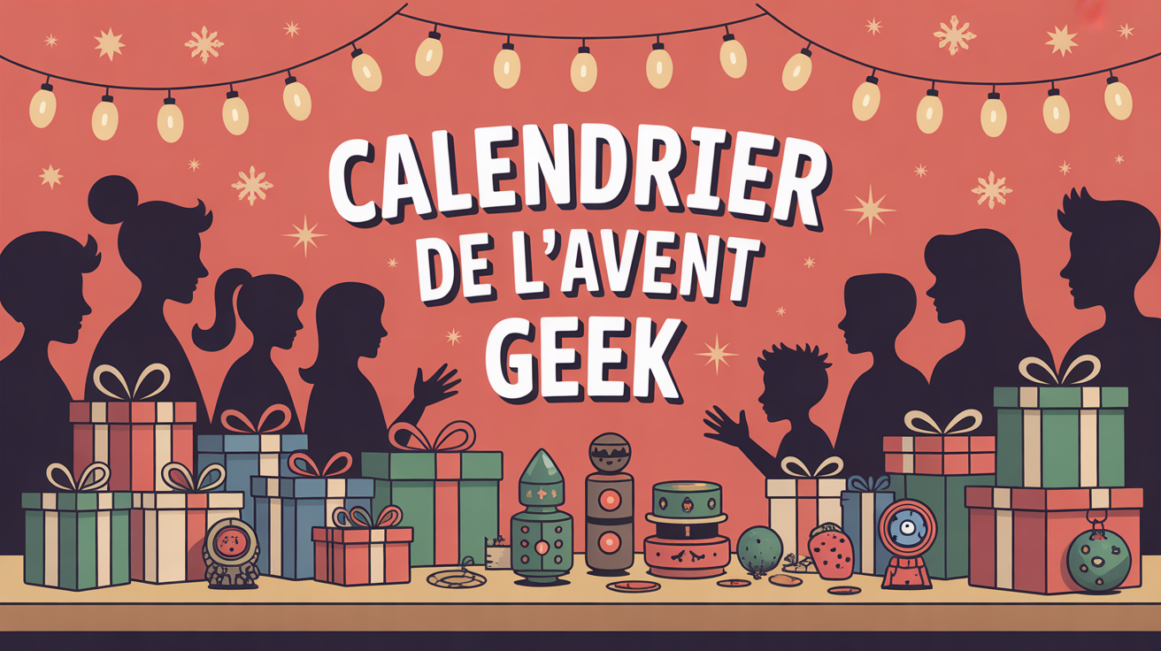 Calendario dei tavoli festivi delle famiglie avventurose dei regali dei fanatici