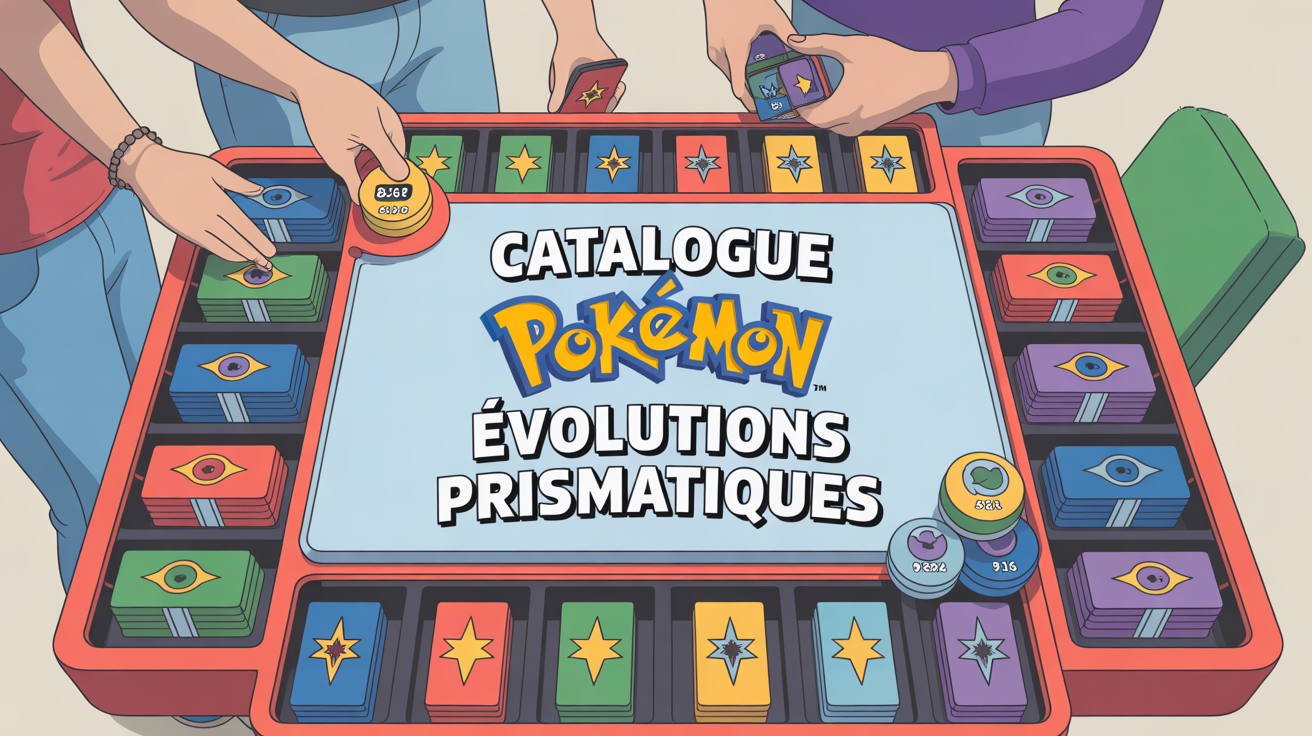 Tavola da collezione con Pokémon Evolution Carte Prismatice e prezzi