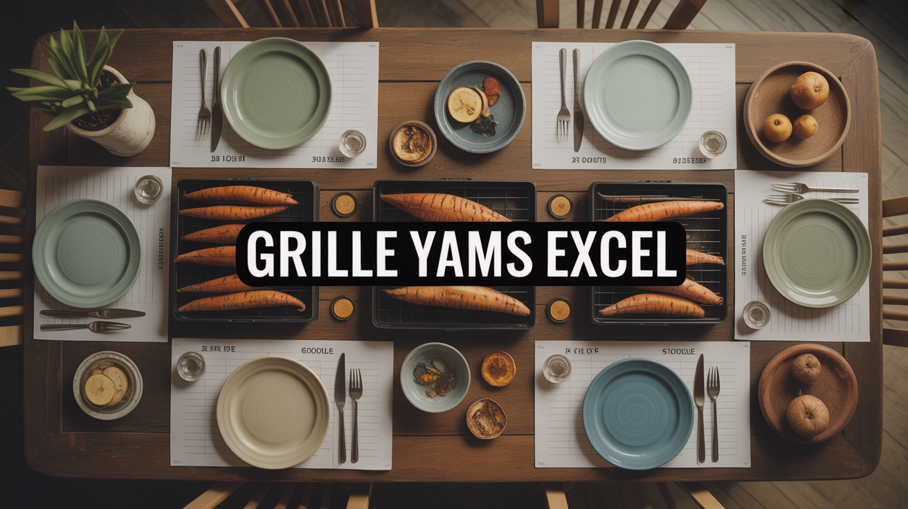 Vue conviviale table, dés, grille Yams Excel