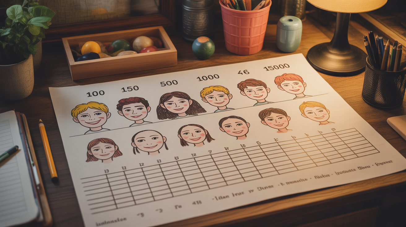 jeu du 5000 calcul points tableau score