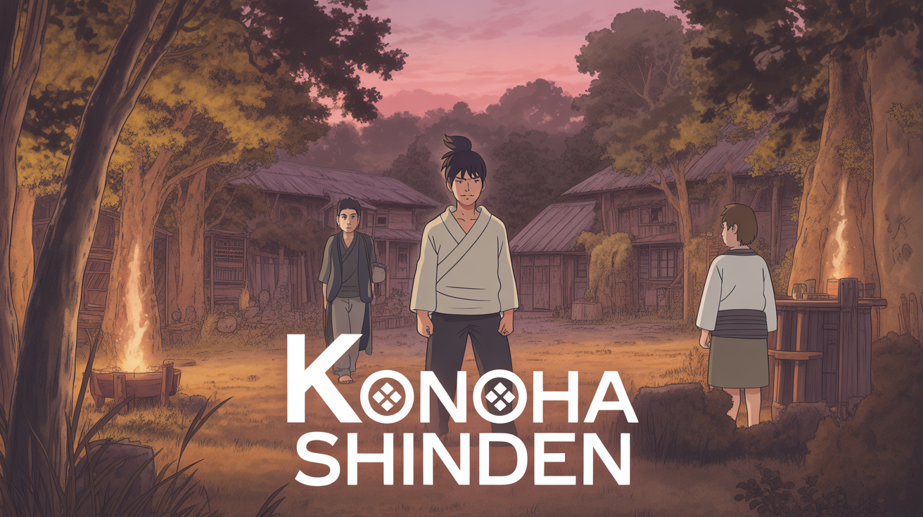 Konoha Shinden illustration manga village paisible