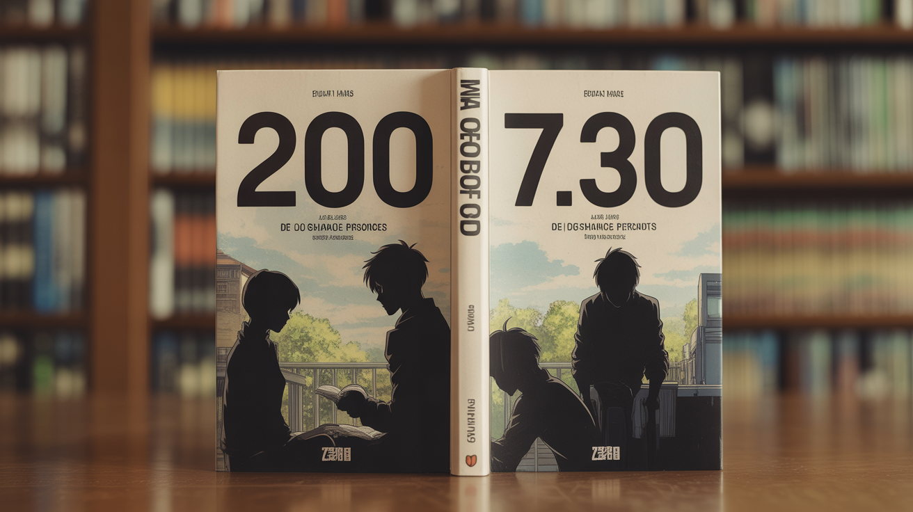 Konoha Shinden manga deux tomes chiffres kana