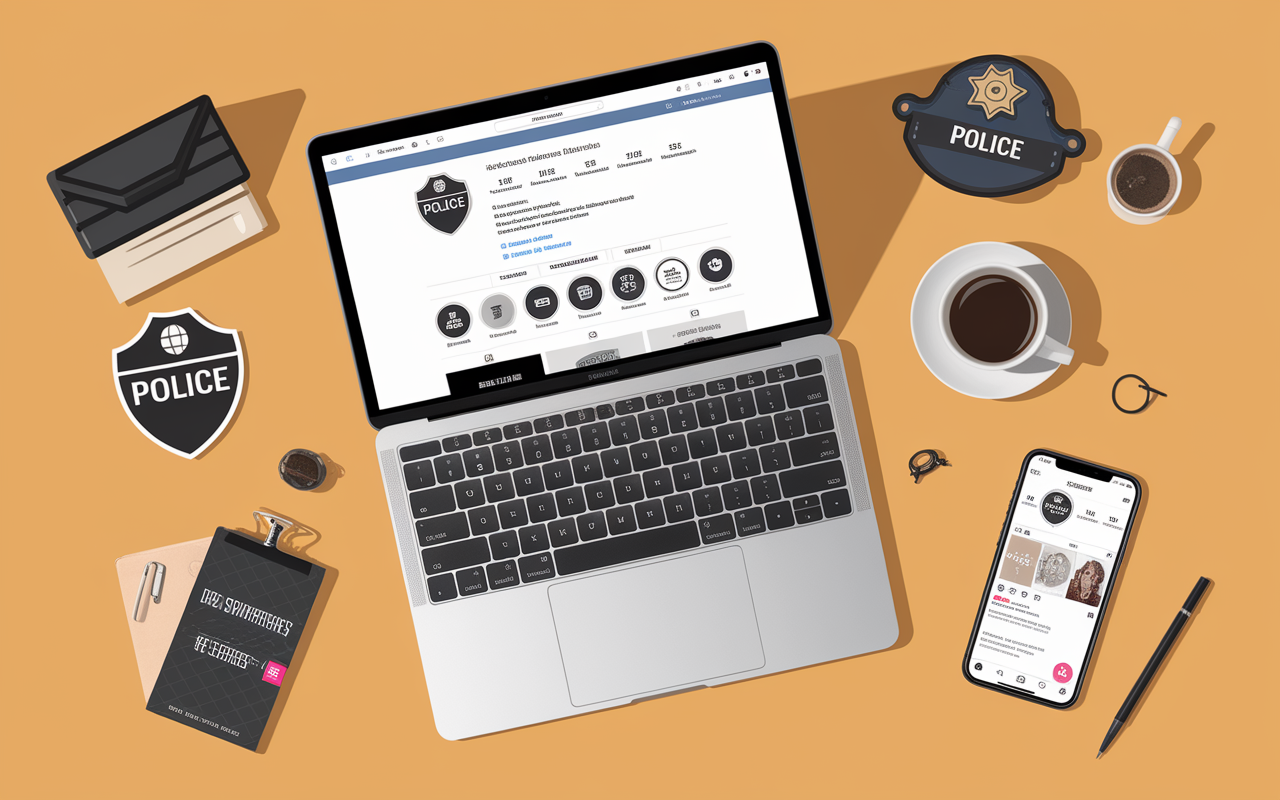 Outils gratuits Instagram bio police liens hashtags smartphone