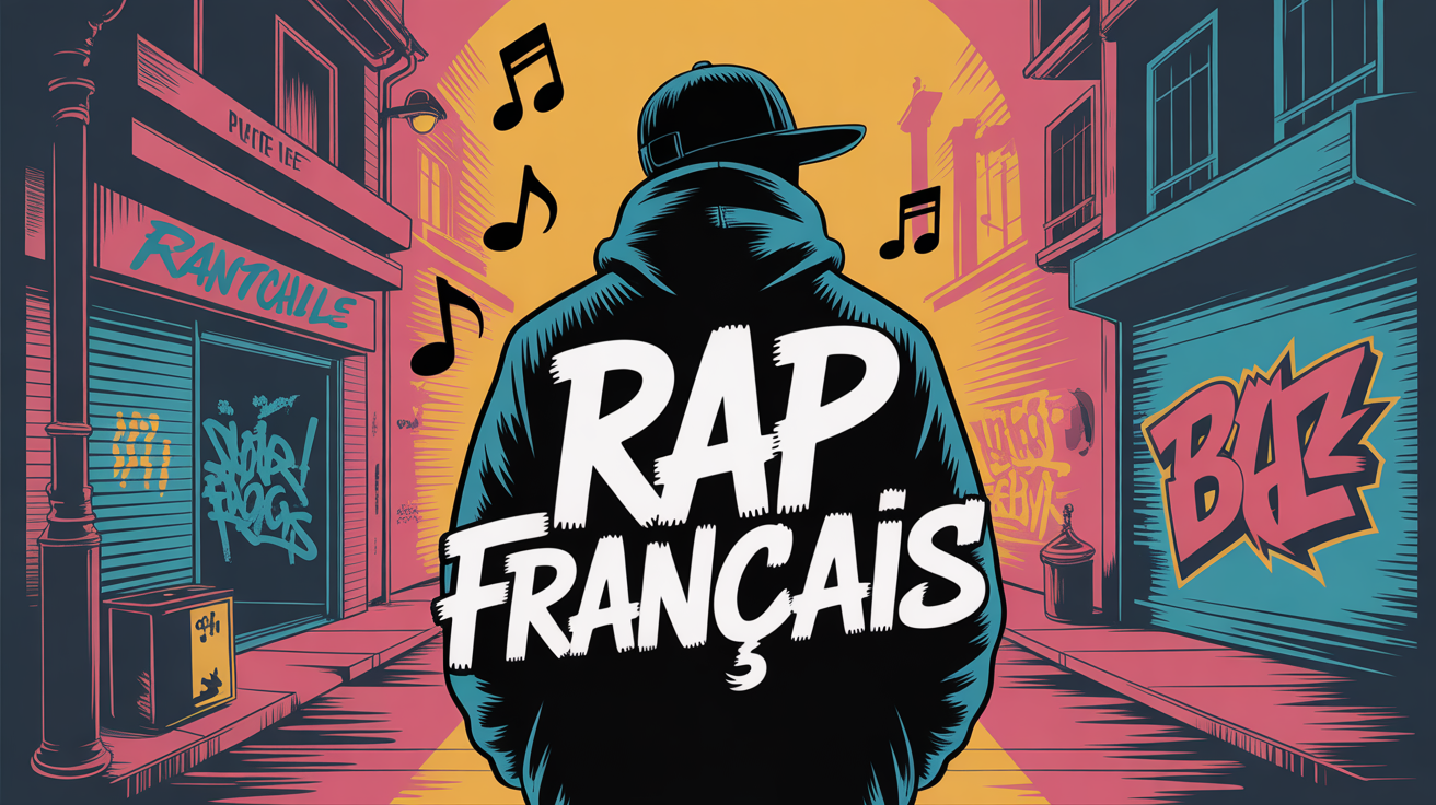silhouette urbaine rap francais graffiti musique