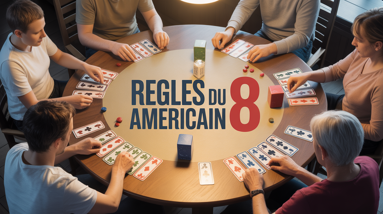 joueurs cartes table regles 8 americain