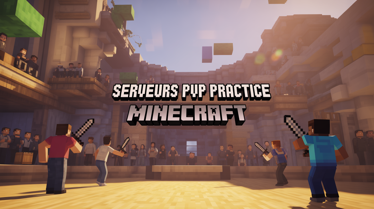 arene minecraft avec joueurs en duel pvp