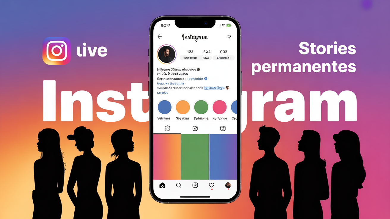 stories permanentes instagram visuel smartphone