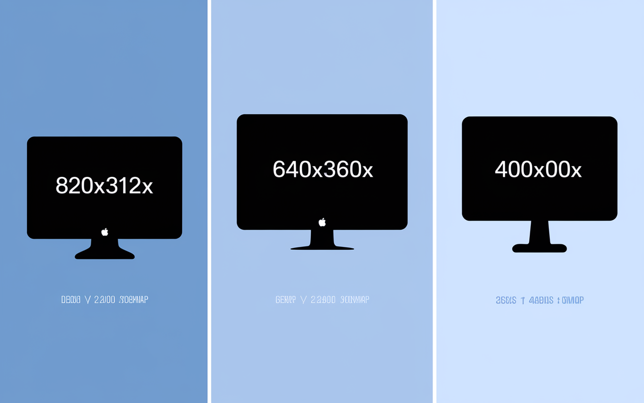 Dimensions banniere Facebook 2025 affichées sur rectangles