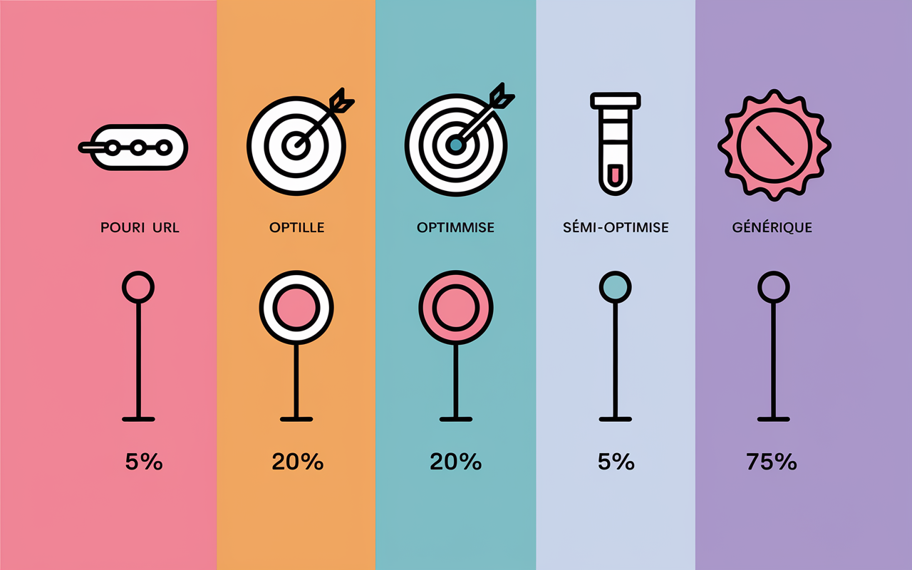 icônes types ancre lien seo avec ratios