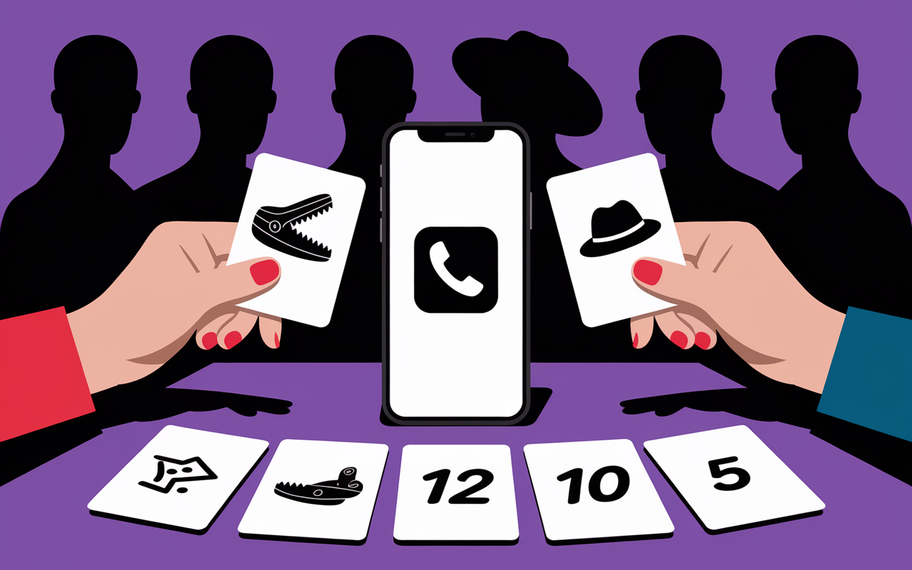 Mecanique bluff Vampire pour une Nuit cartes et application