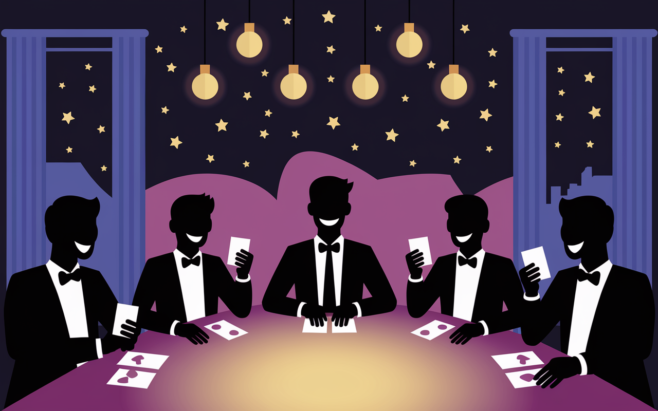 Joueurs Vampire pour une Nuit cartes ambiance suspense