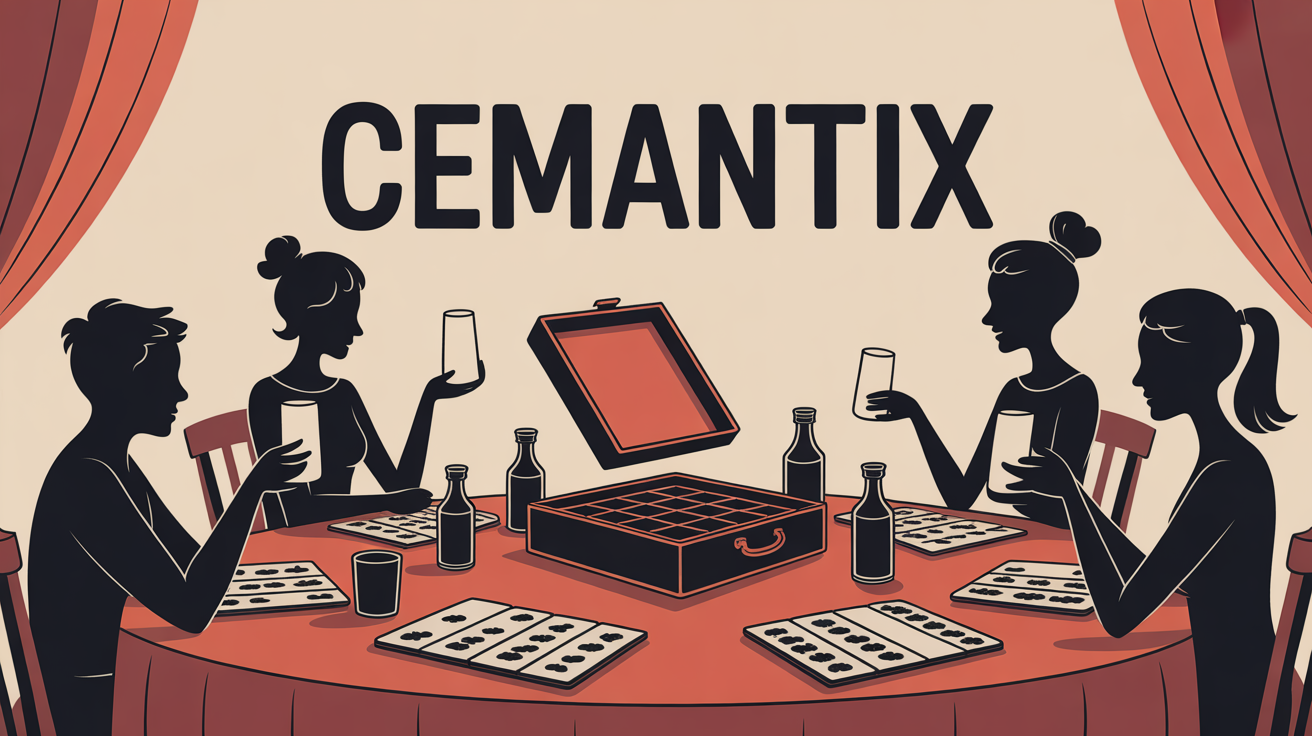 Gruppo intorno alle parole atmosfera calda della serata Cemantix