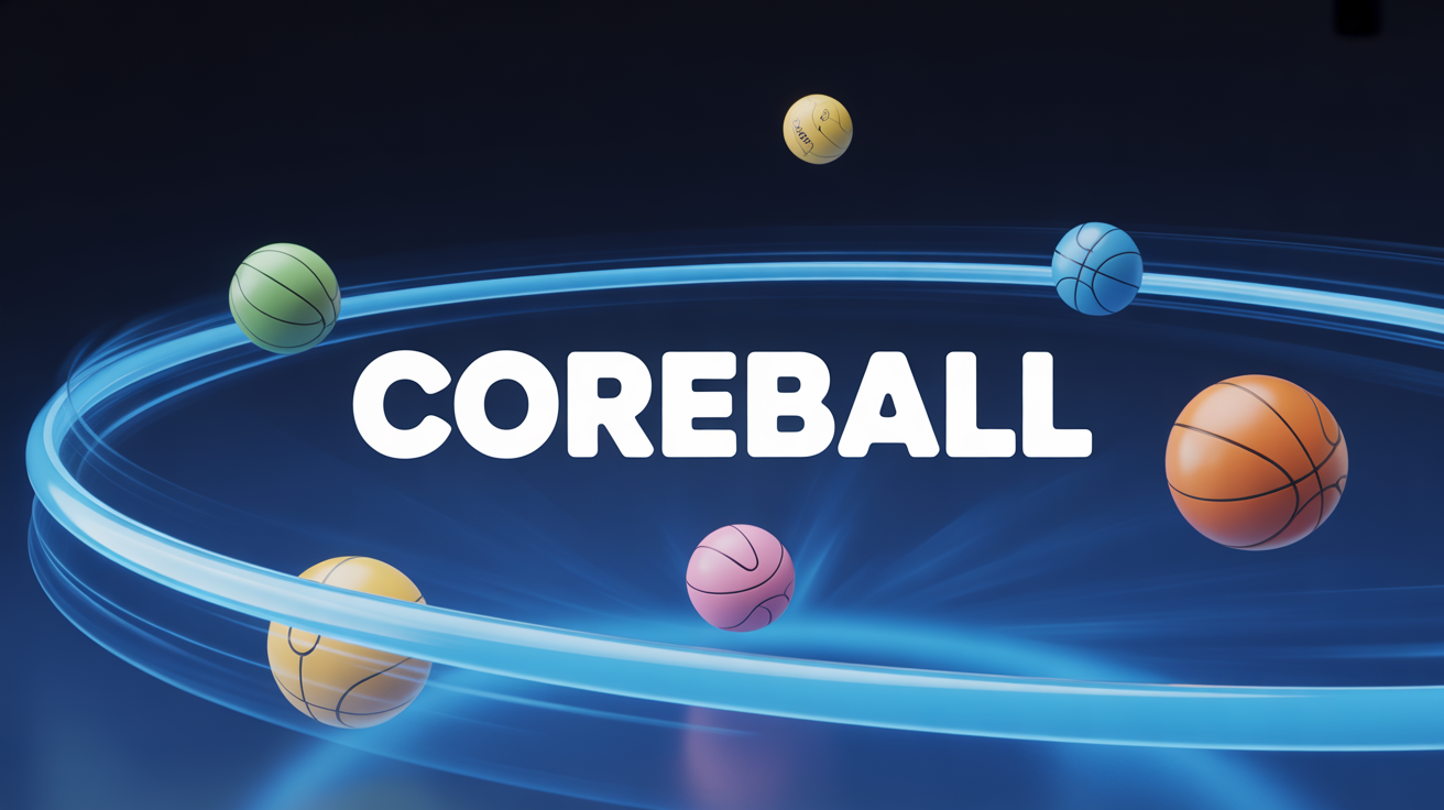 Image ecran Coreball jeu dynamique ambiance moderne