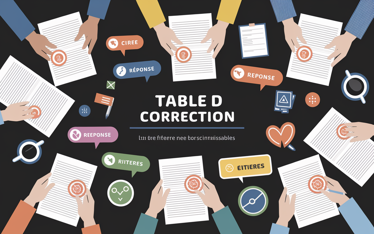 Hand scoring correction manuelle copies exam