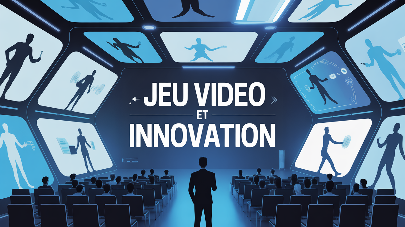 jeux vidéo innovation revolvertech salle futuriste