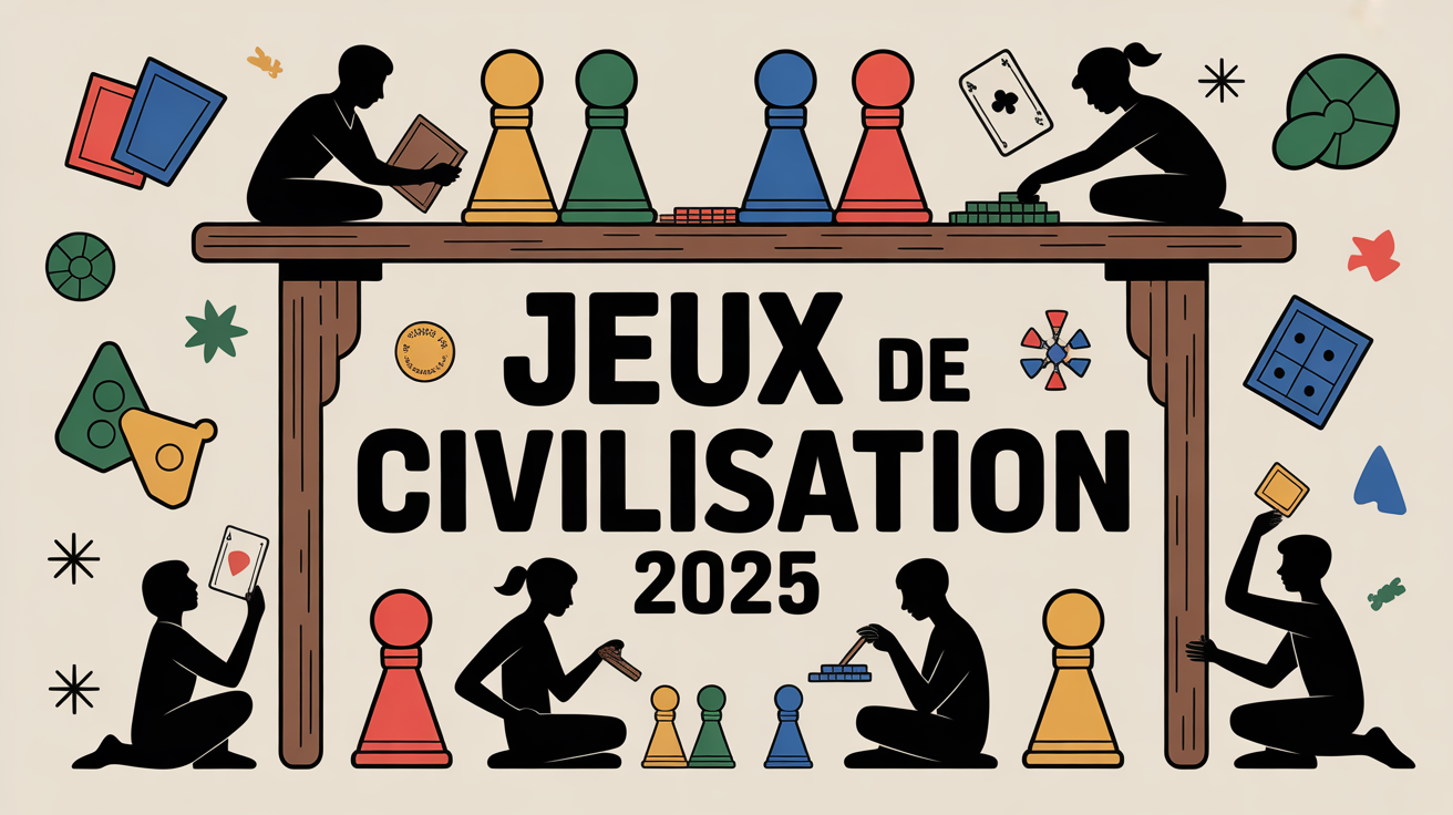 Jeux de civilisation 2025 table et joueurs