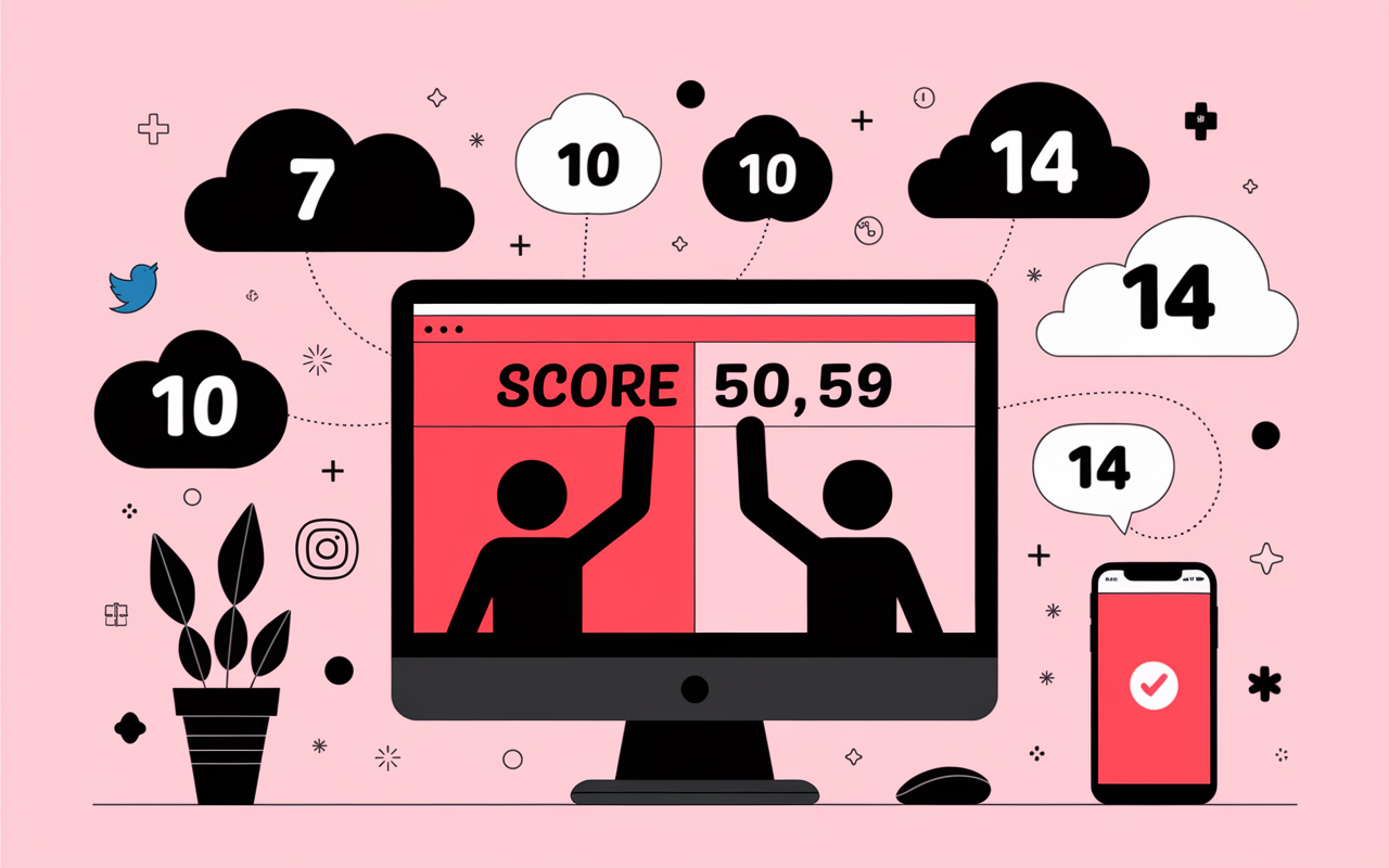 Kohi Click Test partage de scores joueurs Minecraft
