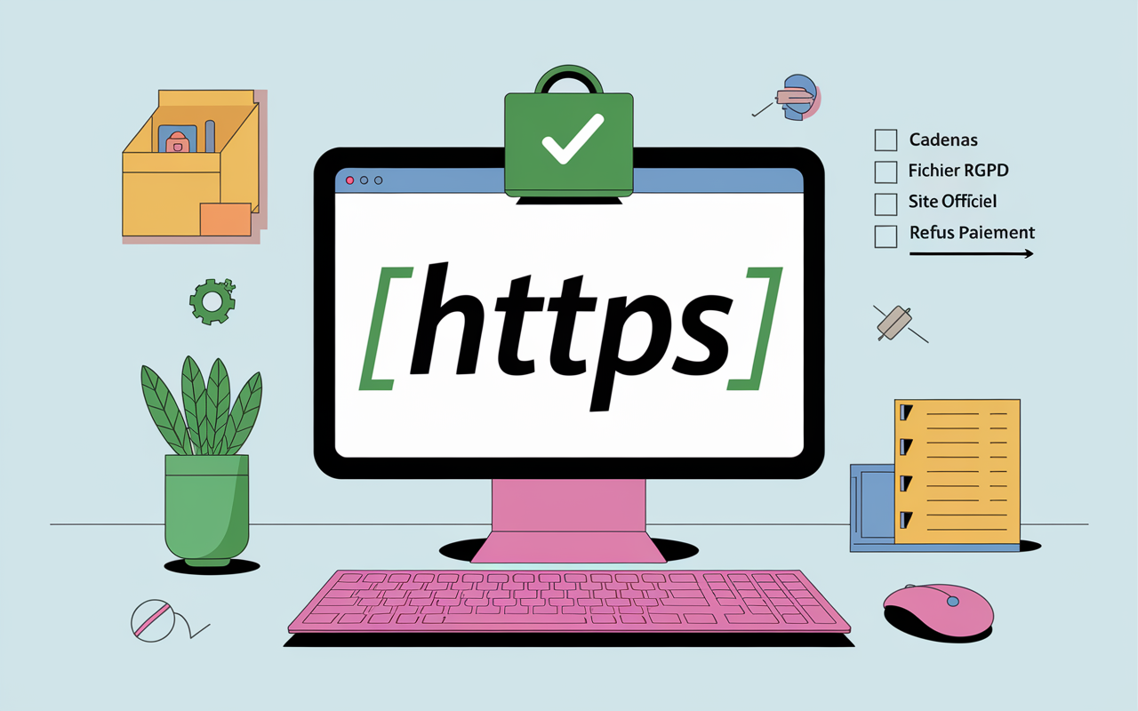 Checklist sécurité plateforme scolaire cadenas https