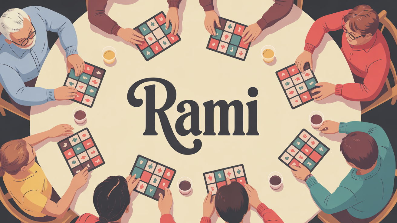 partie de rami famille generation cartes