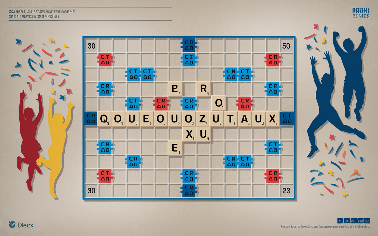 tableau mots courts scrabble points