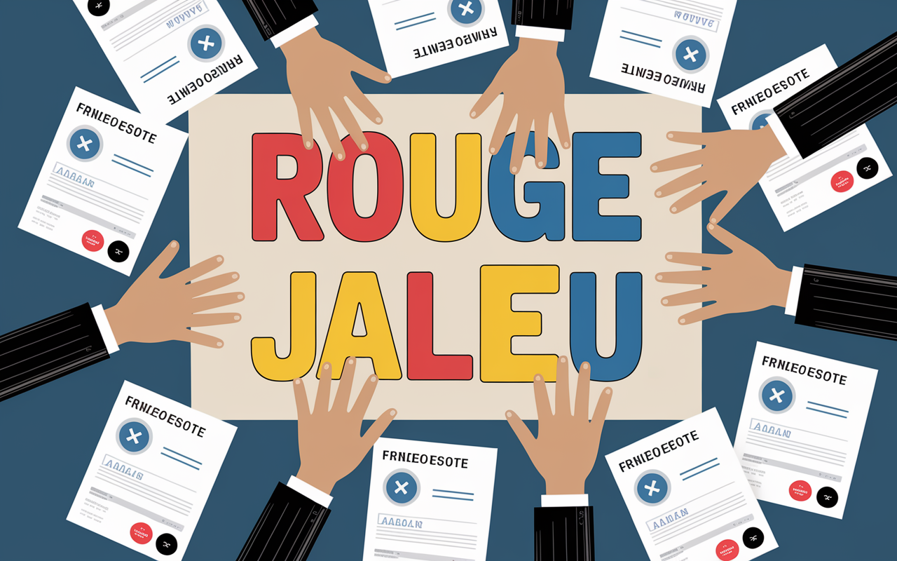 mains collectif autour tableau lettres colorées tusmo