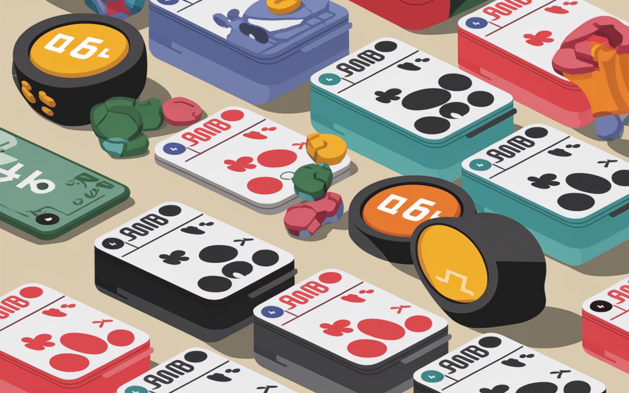 Classement de jeux coopératifs avec notes et pions