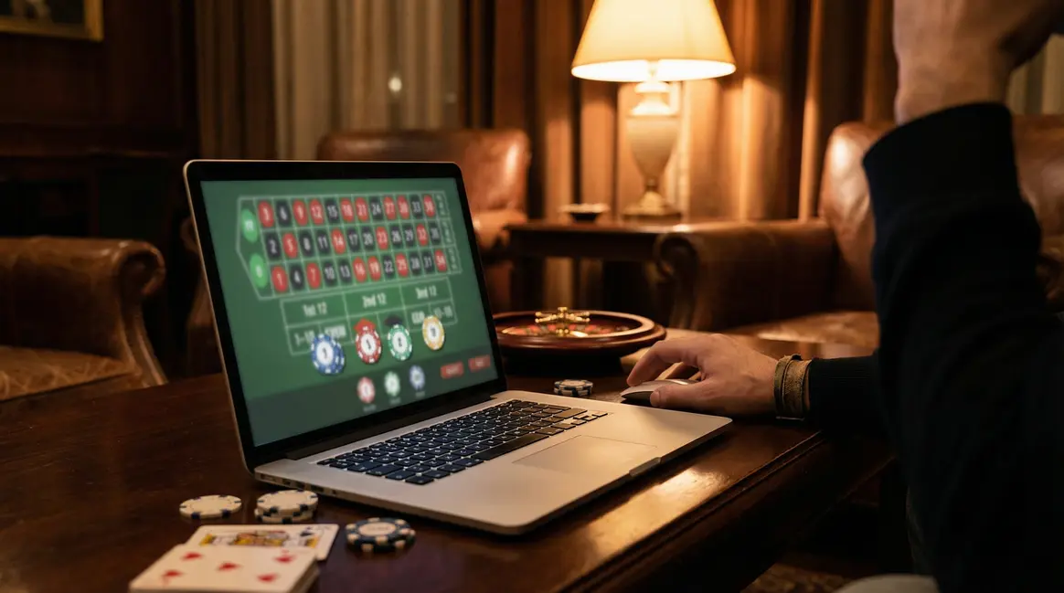 Goldbet Casino ordinateur jeux en ligne ambiance élégante