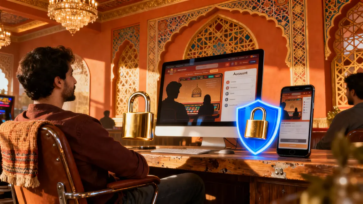 Interface casino Wild Sultan sécurité et ambiance orientale