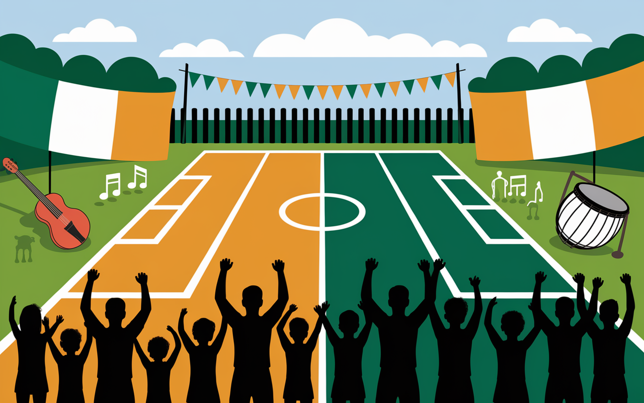 irlande sport public terrain enfants adultes