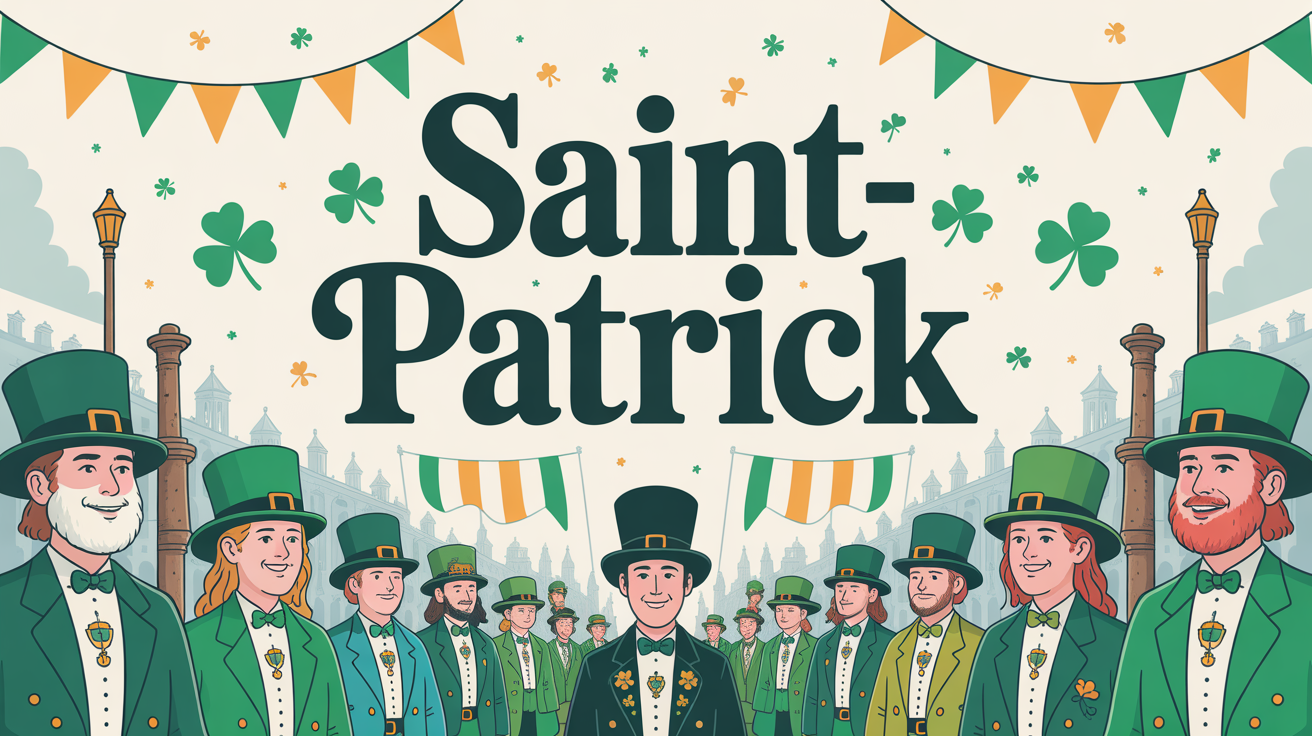 parade saint patrick foule costumes irlandais